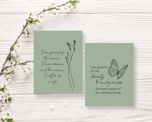 Bride-to-be Affirmation Cards