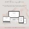 Customizable Wedding Invitation Template Bundle