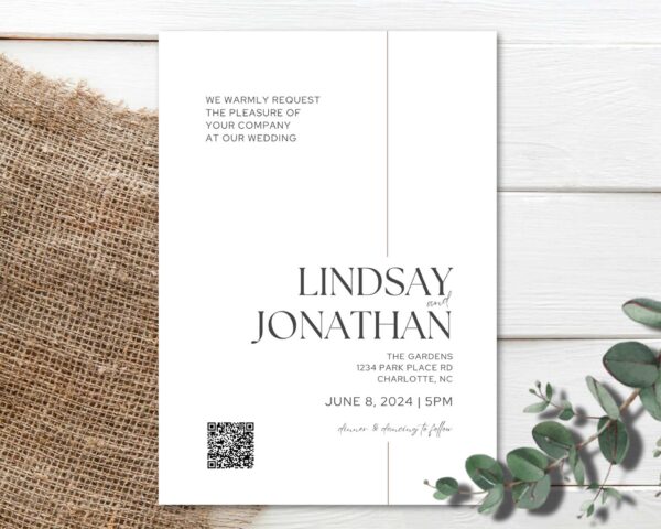 Customizable Wedding Invitation Template Bundle